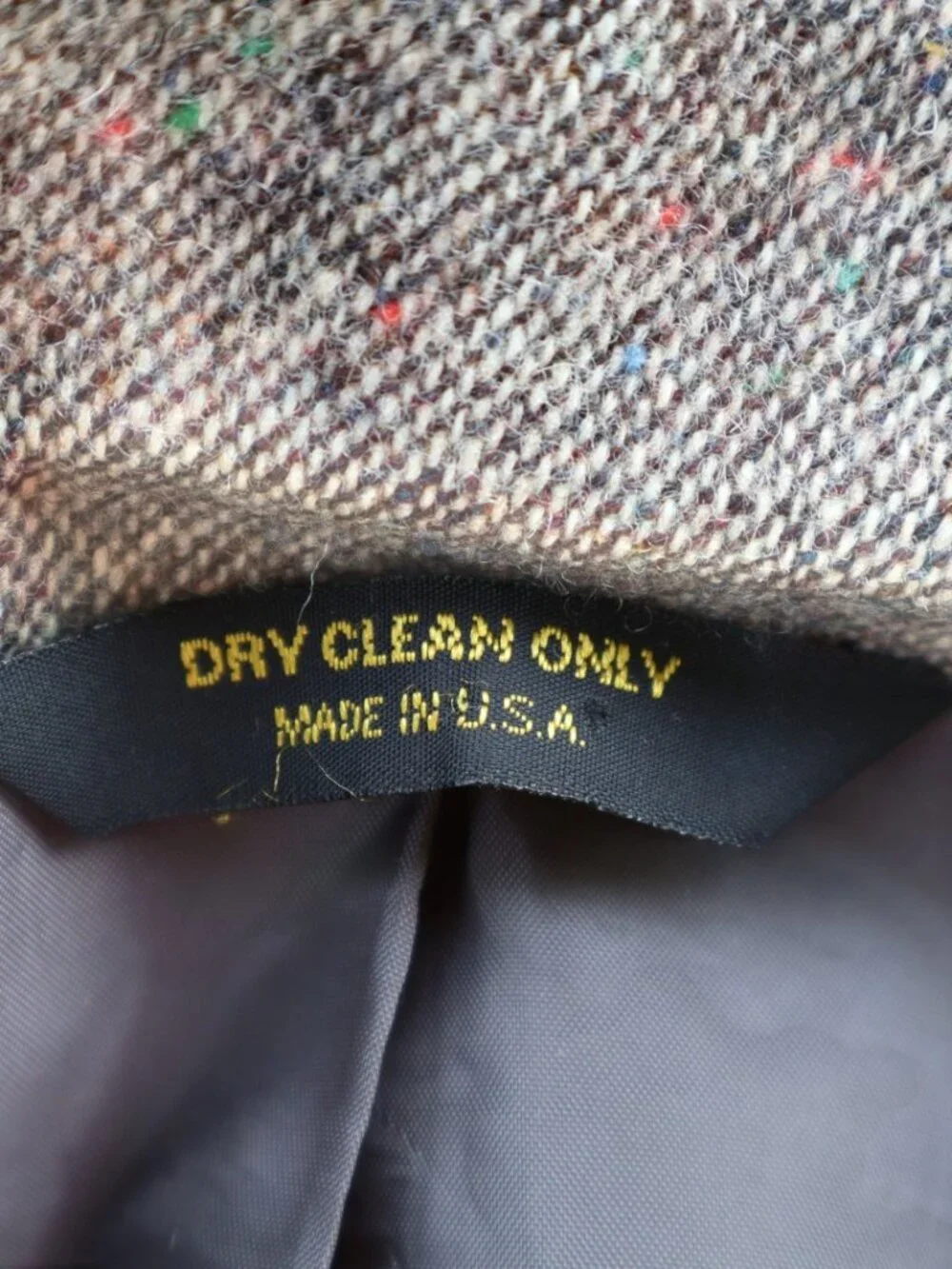 Vintage Grand Entry Western Wool Tweed Blazer Mens 44R USA Cowboy Sport Coat
